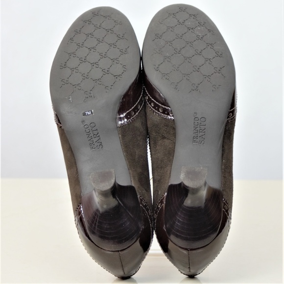 Franco Sarto 7-M Brogue Wingtip Cap Toe Loafers - Picture 8 of 8